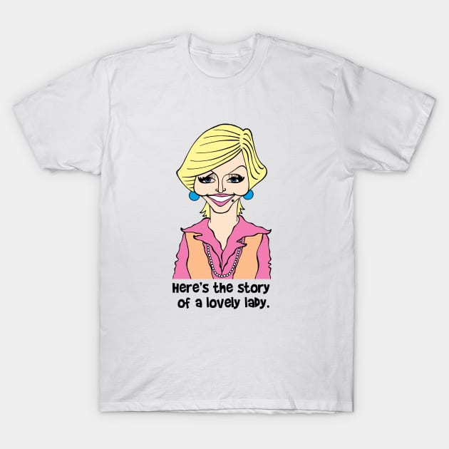 BRADY BUNCH - MRS. BRADY FAN ART T-Shirt by cartoonistguy